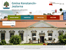 Tablet Screenshot of konstancinjeziorna.pl